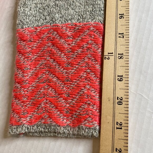 Petrol Womens Grey and Red Marled Open Cardigan with Fringe Size S/M Boho - Picture 9 of 9